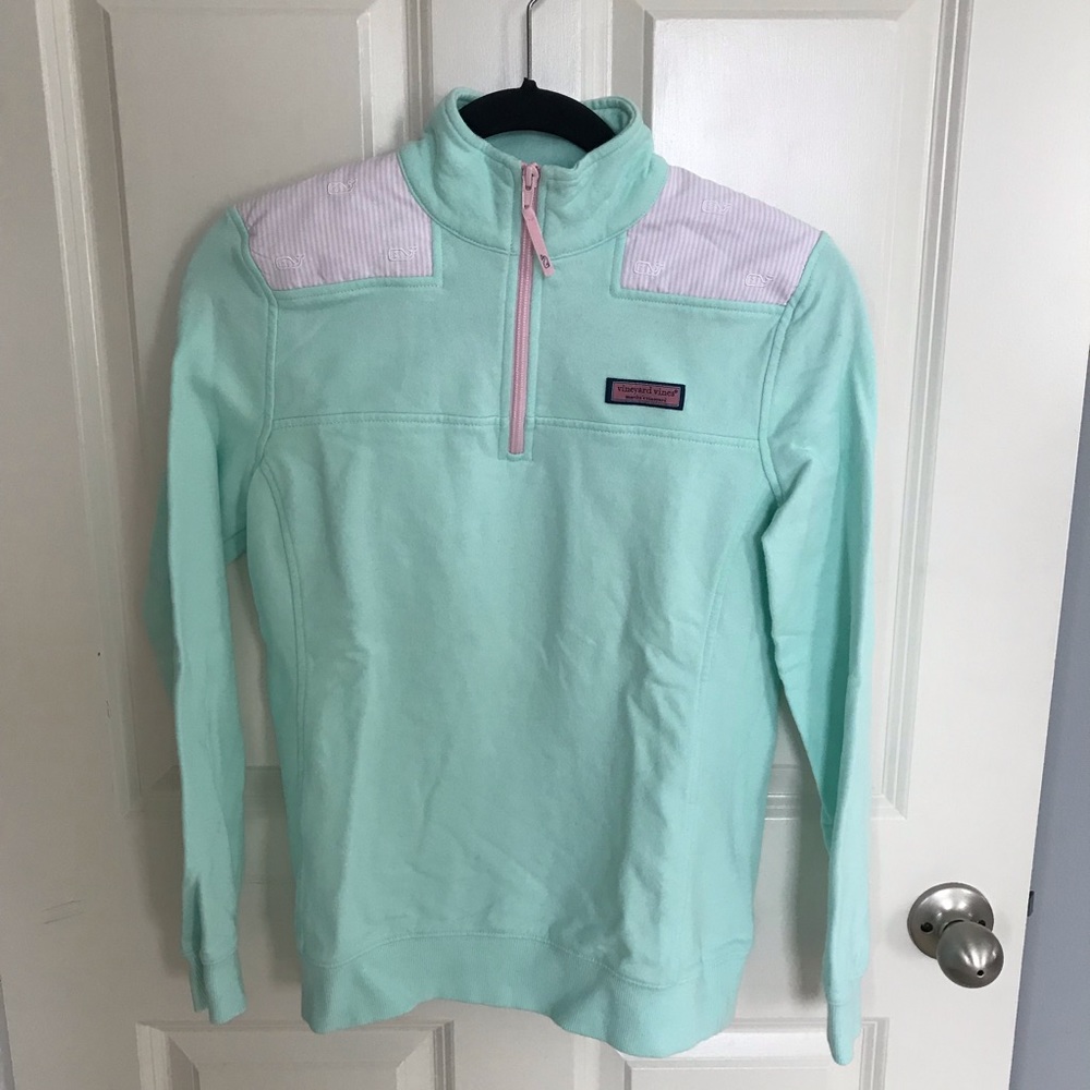 Ladies quarter zip VV XS sweatshirt